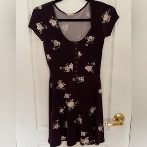 GARAGE Purple Floral Dress